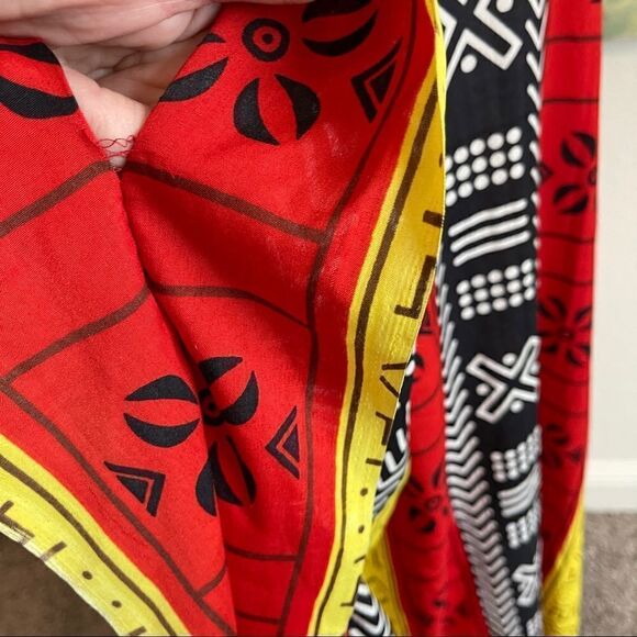 NF Tribal Print Multi Color Caftan - One Size - Picture 5 of 6